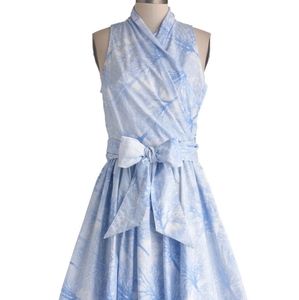 ModCloth Front Porch Swing Dress Winter Wonderland Sz 1X